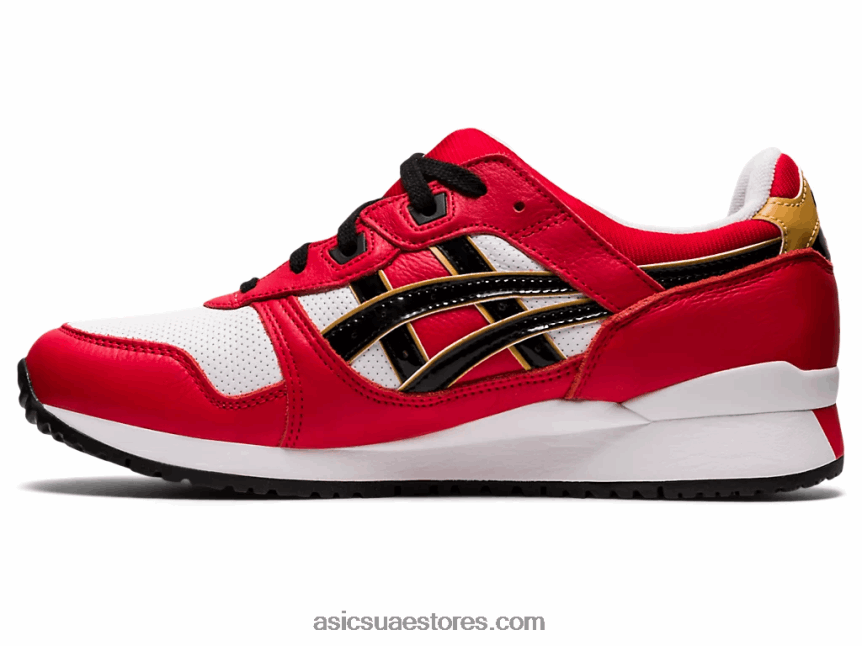 Asics كلاسيك أحمر / أسود جل لايت الثالث og 2N24DJ1656