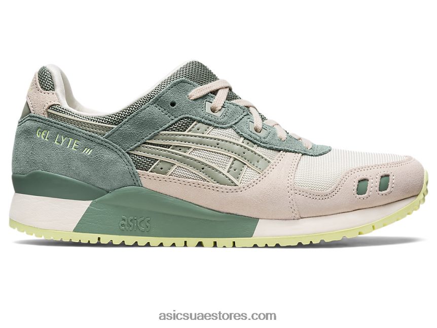 Asics كريم / زيتون رمادي جل لايت الثالث og 2N24DJ347