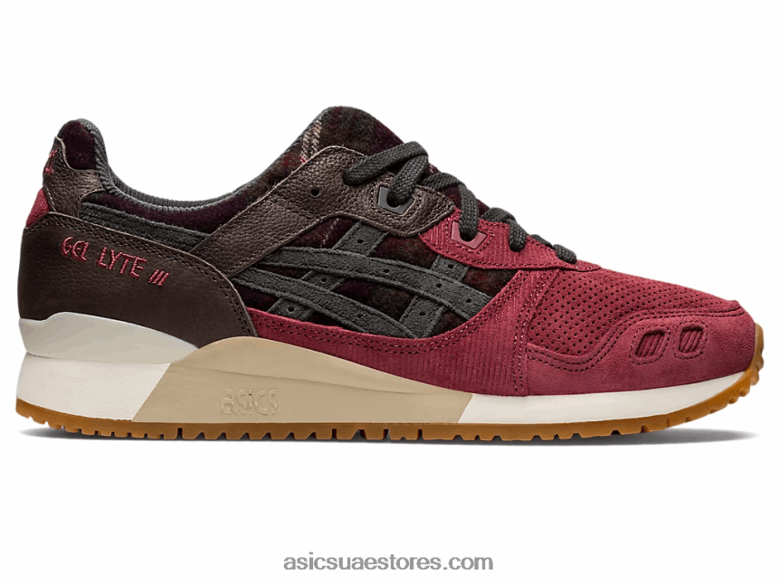 Asics بريسكيت أحمر / سبج رمادي جل لايت الثالث og 2N24DJ747