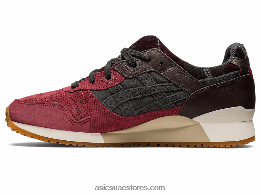 Asics بريسكيت أحمر / سبج رمادي جل لايت الثالث og 2N24DJ747