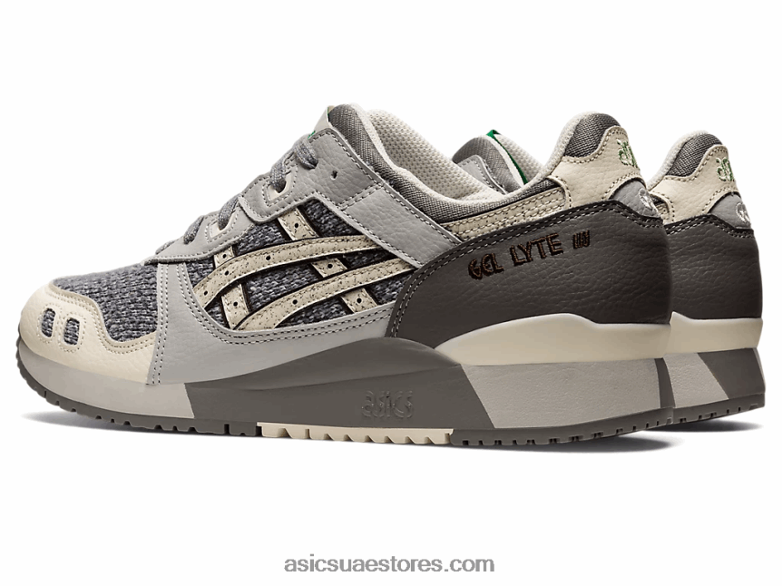 Asics المحار الرمادي / كريم جل لايت الثالث og 2N24DJ771