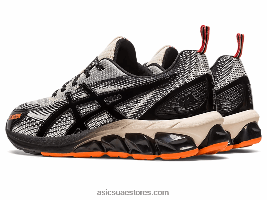 Asics عاجي / أسود p.e Nation x gel-quantum 180 vii 2N24DJ2381