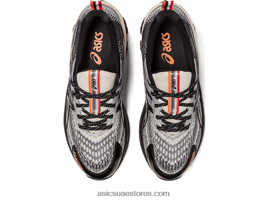 Asics عاجي / أسود p.e Nation x gel-quantum 180 vii 2N24DJ2381