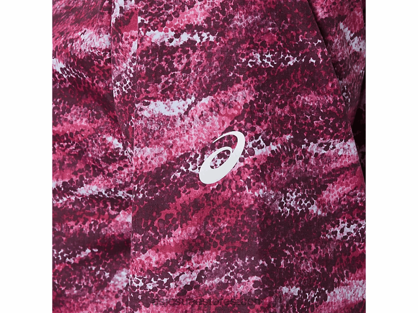 Asics طباعة المريخ العميق / peacoat سترة نسائية للتعبئة 2N24DJ3718