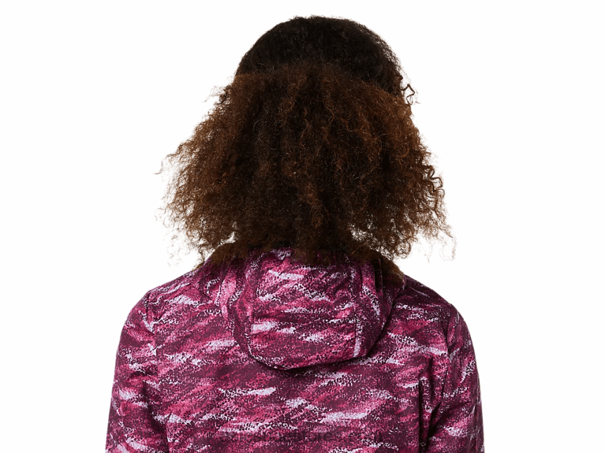 Asics طباعة المريخ العميق / peacoat سترة نسائية للتعبئة 2N24DJ3718