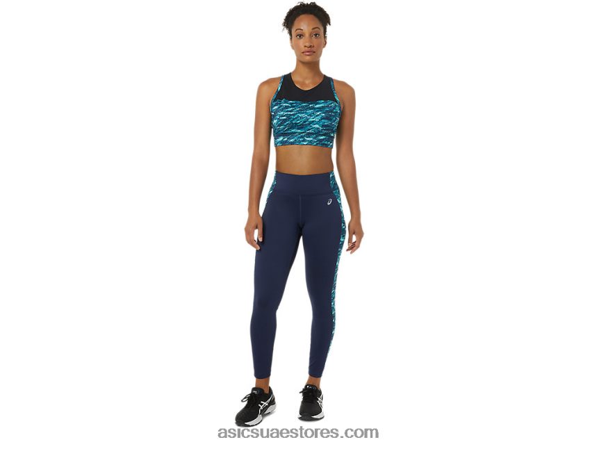 Asics peacoat / ثلج طازج متعدد أداء المرأة 7/8 ضيق 2N24DJ3788