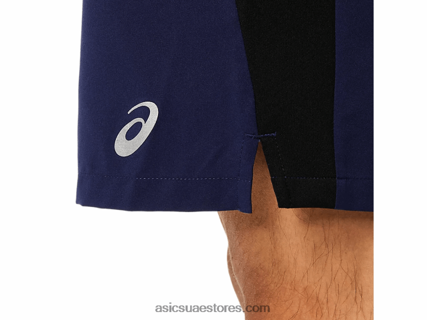 Asics peacoat / أداء أسود خلاط رجالي 9 إنش قصير 2N24DJ1763