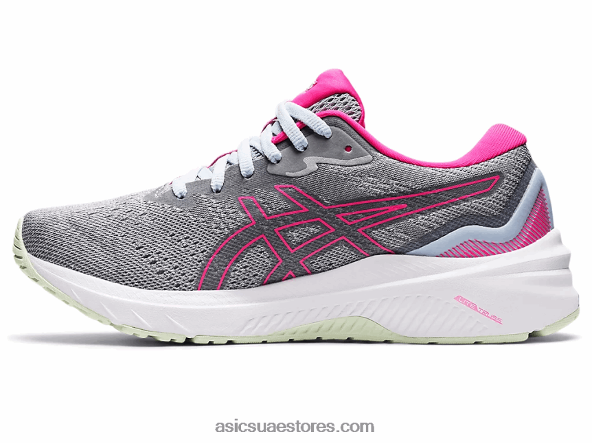 Asics الرمادي piedmont / glo الوردي GT-1000 11 2N24DJ2614