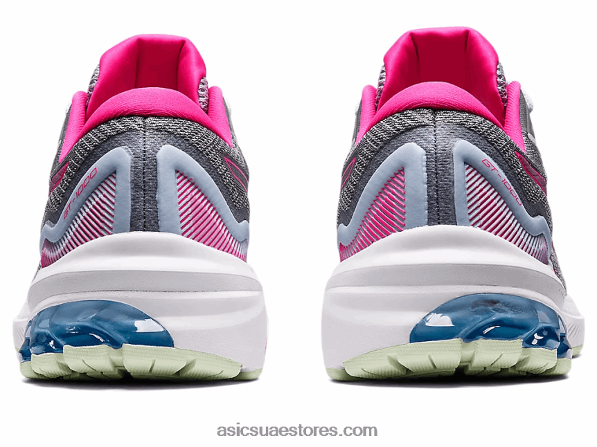 Asics الرمادي piedmont / glo الوردي GT-1000 11 2N24DJ2614