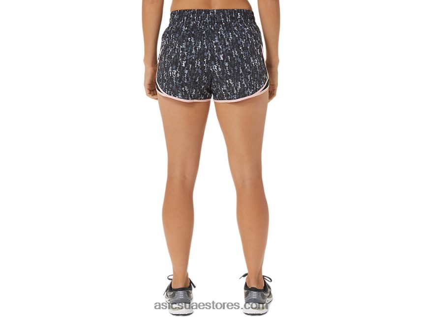 Asics نحى اليابان أداء أسود النساء pr lyte 2.5in المدى القصير 2N24DJ3024