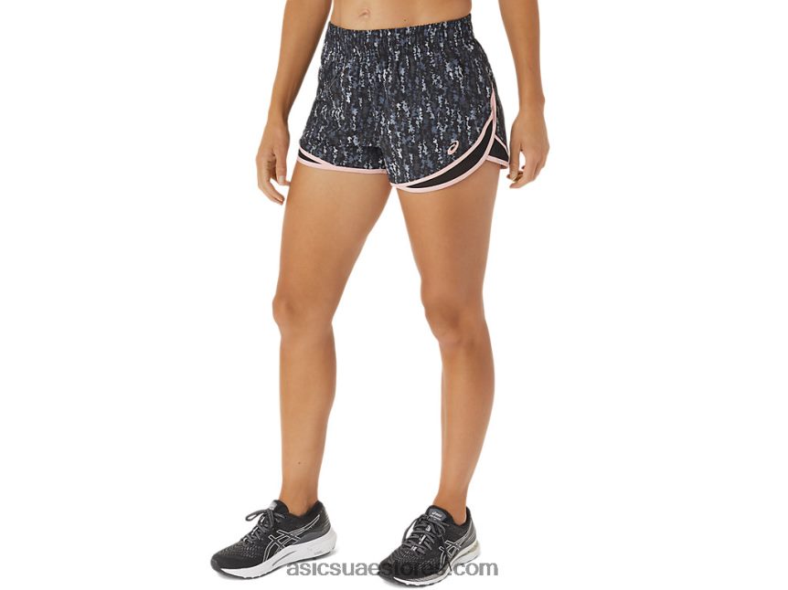Asics نحى اليابان أداء أسود النساء pr lyte 2.5in المدى القصير 2N24DJ3024