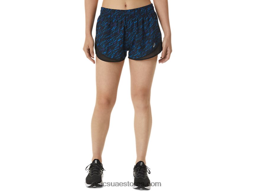 Asics الظل الليلي / طباعة محرك البحيرة النساء pr lyte 2.5in المدى القصير 2N24DJ3303