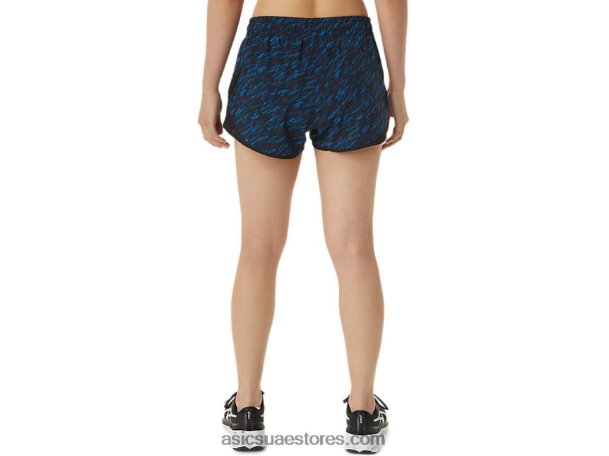Asics الظل الليلي / طباعة محرك البحيرة النساء pr lyte 2.5in المدى القصير 2N24DJ3303