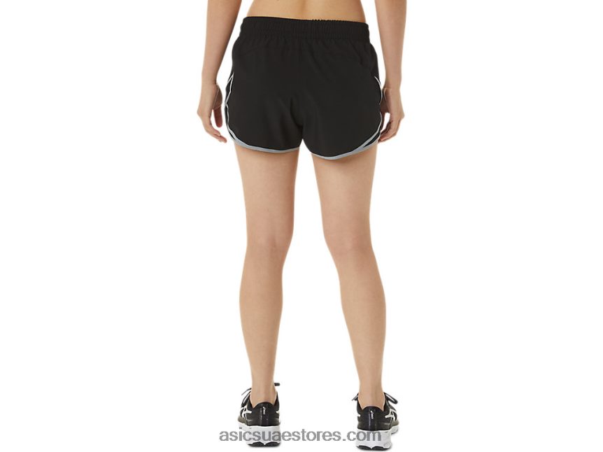 Asics أداء أسود / صخرة صخرية النساء pr lyte 2.5in المدى القصير 2N24DJ3725
