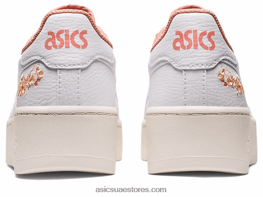 Asics أبيض / سمك السلمون اليابان s pf 2N24DJ2187