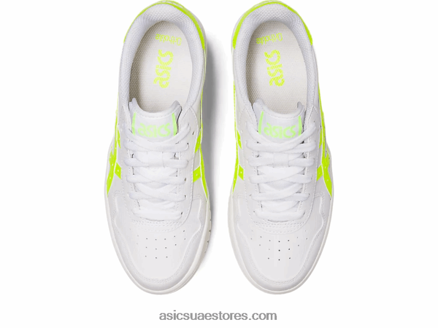 Asics أبيض / أصفر أمان اليابان s pf 2N24DJ2221