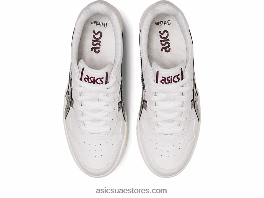 Asics أبيض / فضي نقي اليابان s pf 2N24DJ2225