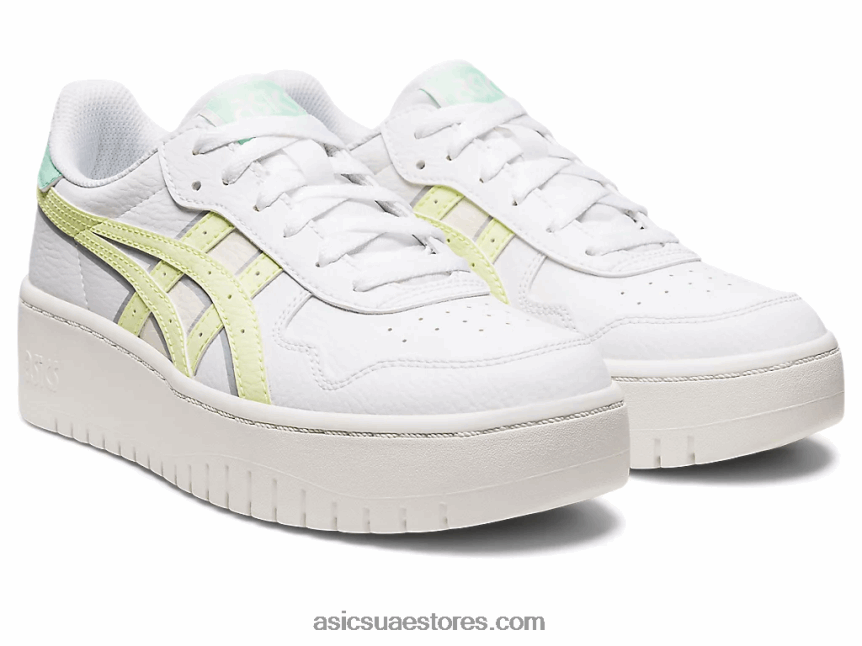 Asics أبيض / أصفر كثيف اليابان s pf 2N24DJ2230