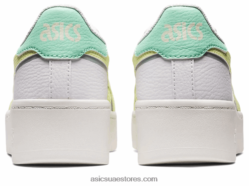 Asics أبيض / أصفر كثيف اليابان s pf 2N24DJ2230