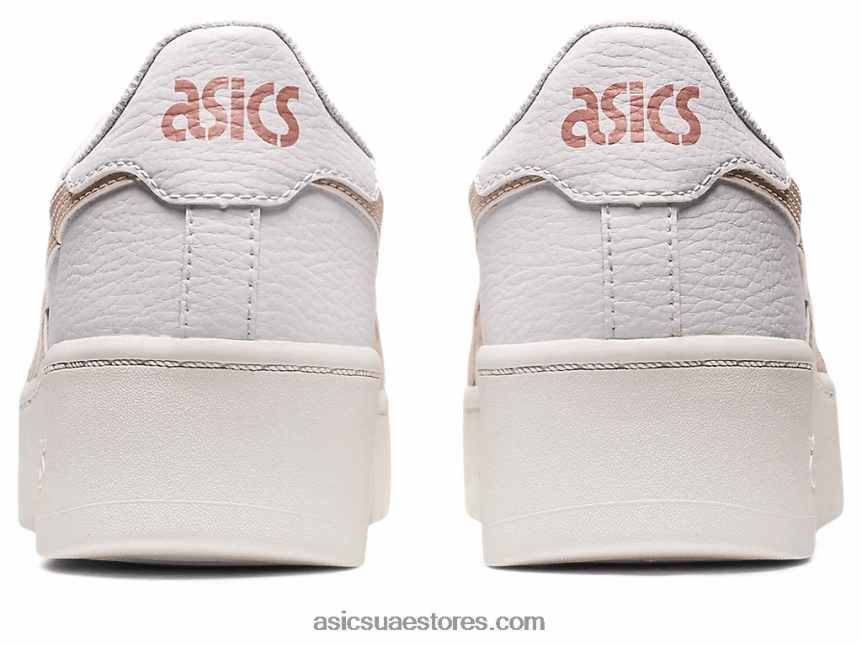 Asics أبيض / بيج معدني اليابان s pf ناجينو 2N24DJ2237