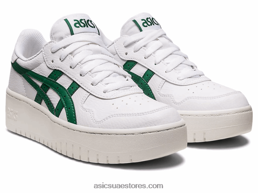 Asics أبيض / نبات النفل الأخضر اليابان s pf 2N24DJ2637