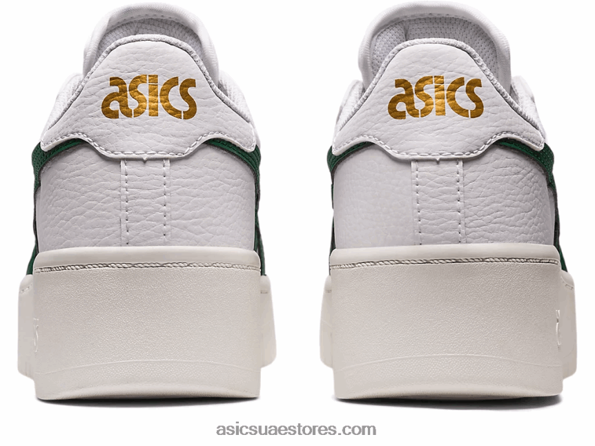 Asics أبيض / نبات النفل الأخضر اليابان s pf 2N24DJ2637