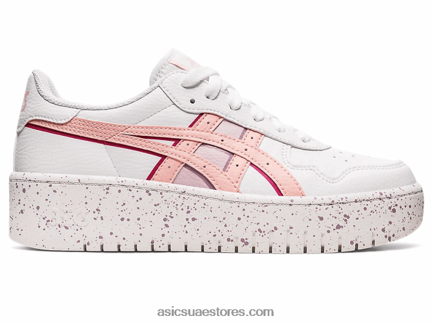Asics وردة بيضاء / بلوري اليابان s pf 2N24DJ2709