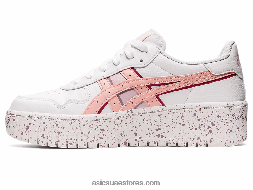 Asics وردة بيضاء / بلوري اليابان s pf 2N24DJ2709