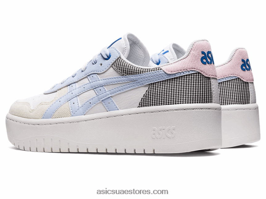 Asics أبيض / سماء ناعمة اليابان s pf 2N24DJ2772