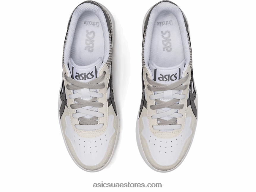 Asics أبيض / رمادي طيني اليابان s pf 2N24DJ2816