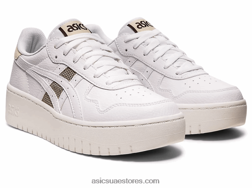 Asics أبيض / فانيلا اليابان s pf 2N24DJ2824