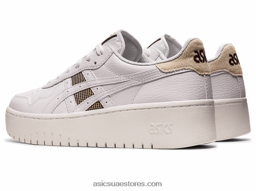 Asics أبيض / فانيلا اليابان s pf 2N24DJ2824