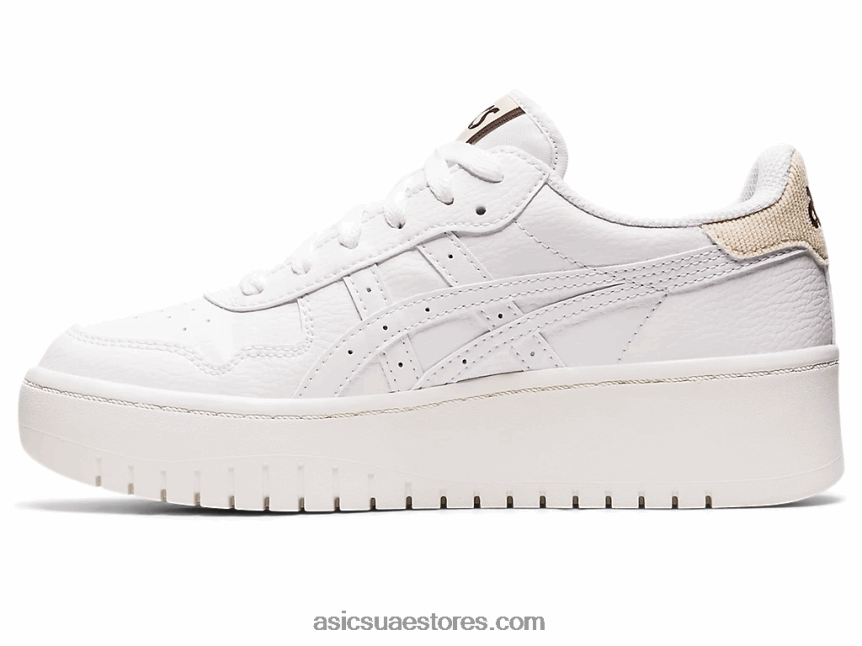 Asics أبيض / فانيلا اليابان s pf 2N24DJ2824