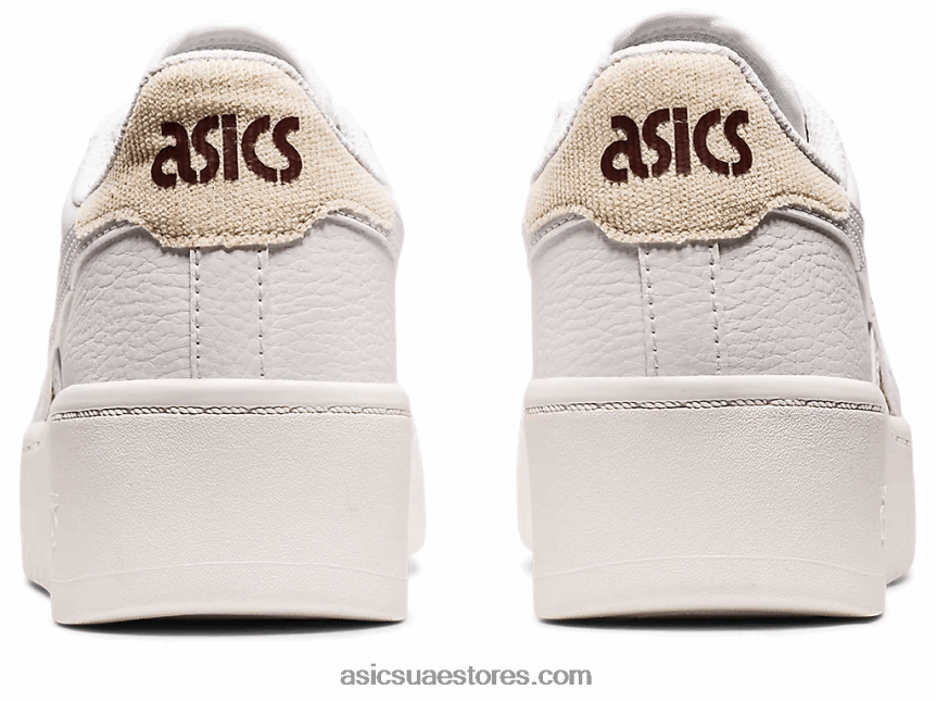 Asics أبيض / فانيلا اليابان s pf 2N24DJ2824