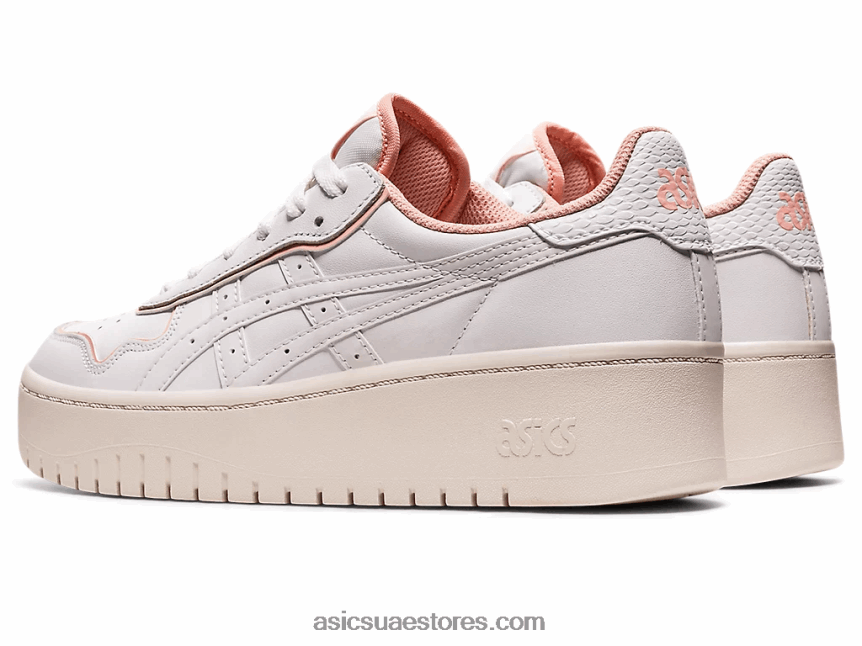 Asics وردة بيضاء / بلوري اليابان s pf 2N24DJ3159