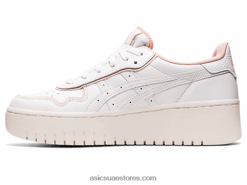 Asics وردة بيضاء / بلوري اليابان s pf 2N24DJ3159