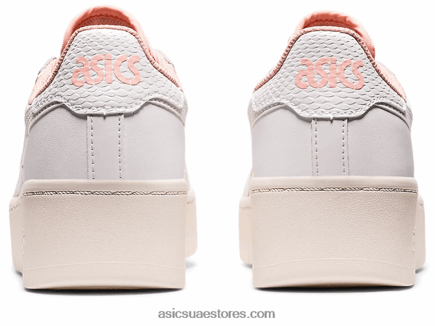 Asics وردة بيضاء / بلوري اليابان s pf 2N24DJ3159