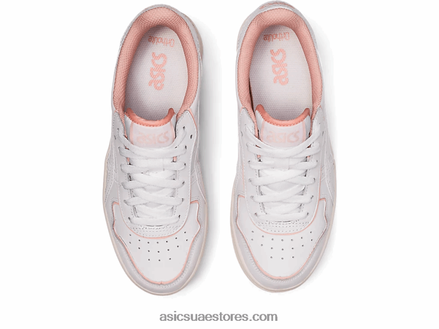 Asics وردة بيضاء / بلوري اليابان s pf 2N24DJ3159