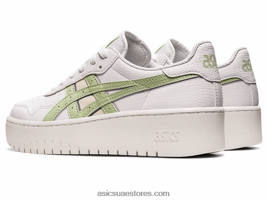 Asics أبيض / اليشم اليابان s pf 2N24DJ3180