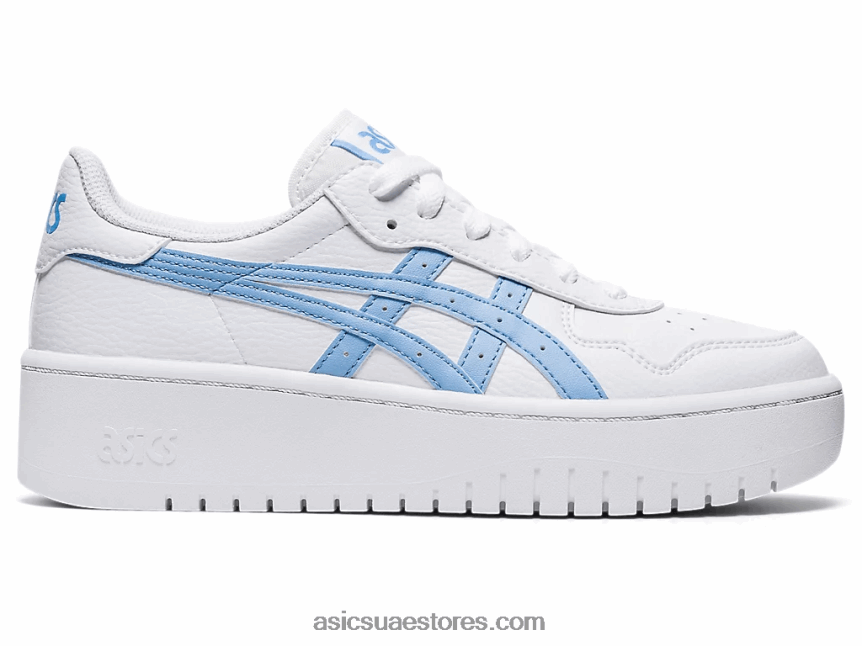 Asics نعيم أبيض / أزرق اليابان s pf 2N24DJ3321