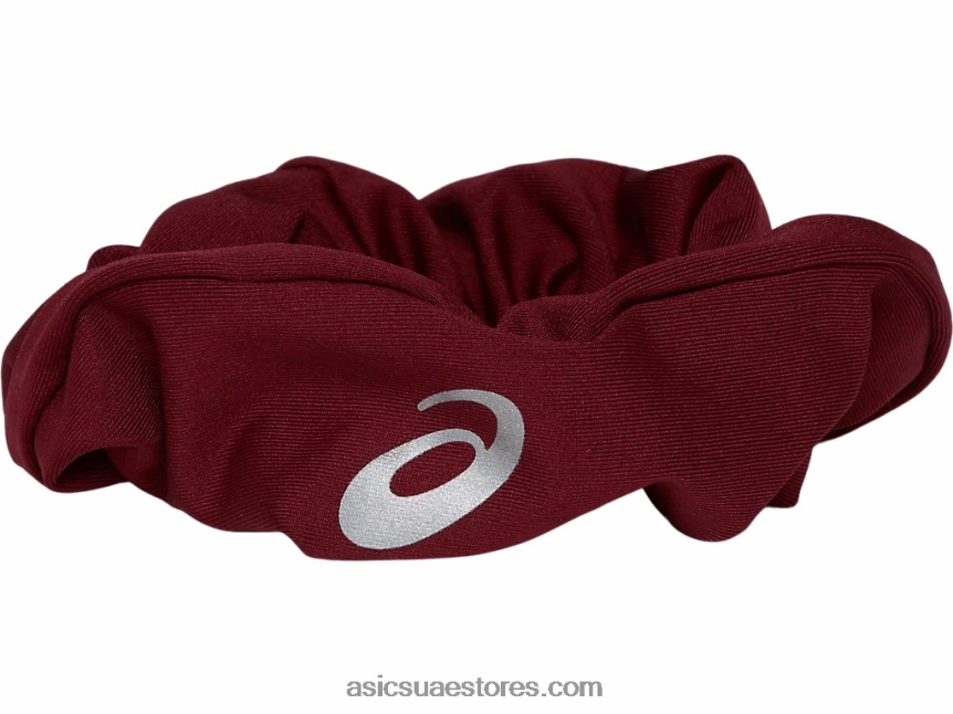 Asics الكاردينال / الغابة الخضراء scrunchie القوي الجديد المعاد توظيفه 2N24DJ2993