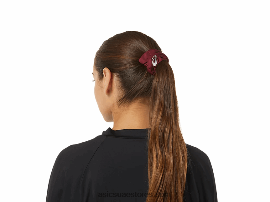 Asics الكاردينال / الغابة الخضراء scrunchie القوي الجديد المعاد توظيفه 2N24DJ2993