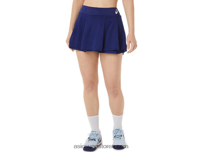 Asics الغوص الأزرق مباراة skort سيدات 2N24DJ3041