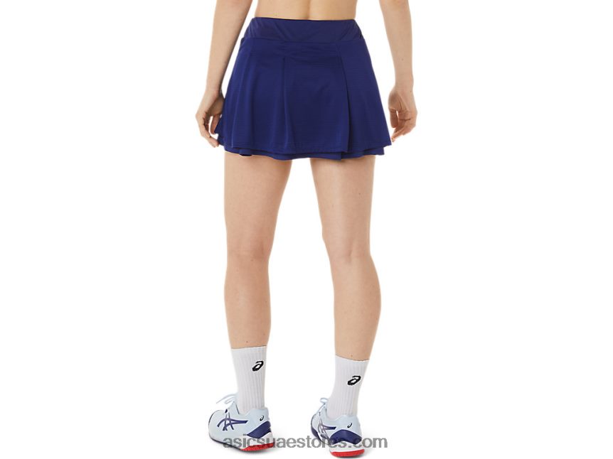 Asics الغوص الأزرق مباراة skort سيدات 2N24DJ3041