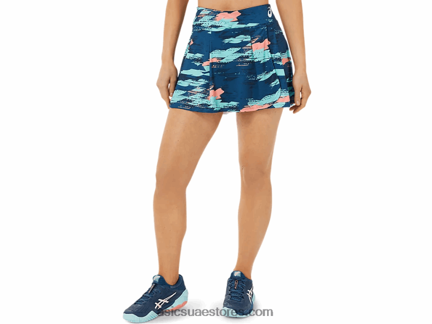 Asics النيلي الفاتح مباراة سيدات الرسم skort 2N24DJ3503