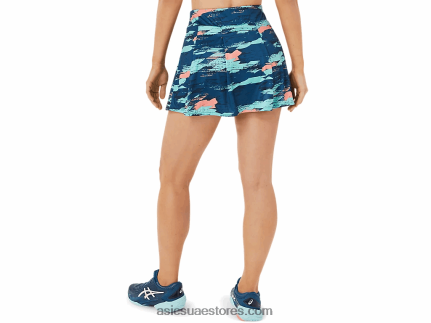 Asics النيلي الفاتح مباراة سيدات الرسم skort 2N24DJ3503