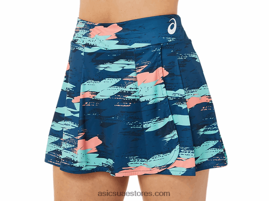 Asics النيلي الفاتح مباراة سيدات الرسم skort 2N24DJ3503