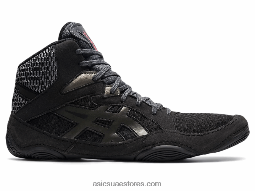Asics أسود / جونميتال snapdown 3 واسعة 2N24DJ1820