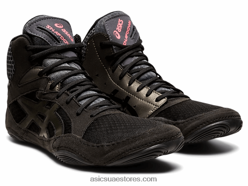 Asics أسود / جونميتال snapdown 3 واسعة 2N24DJ1820
