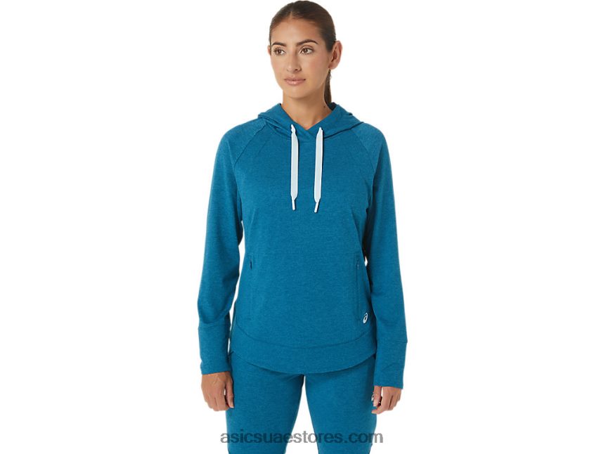 Asics أعماق البحار البط البري spacedye كنزة بغطاء للرأس للتكنولوجيا للنساء 2N24DJ2809